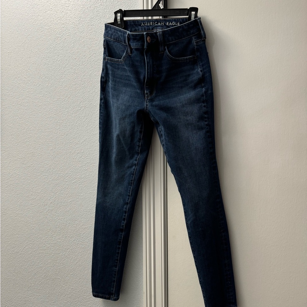 American eagle dream stretch super high rise jegging size 0 short